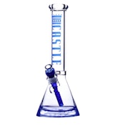 14" 9mm Color Logo Castle Glass Bong (Blue)