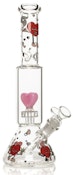 12" Dual Chamber Smoking Hearts Bong