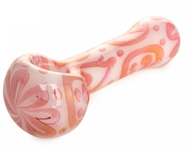 West Coast Gifts - 4.5" Pink Floral Hand Pipe