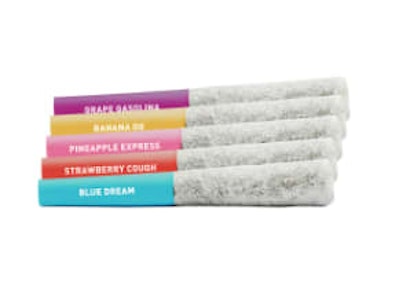 Claybourne - Claybourne - Flyers Frosted Hybrid Infused Variety Pack Pre-Rolls - 5x0.5g