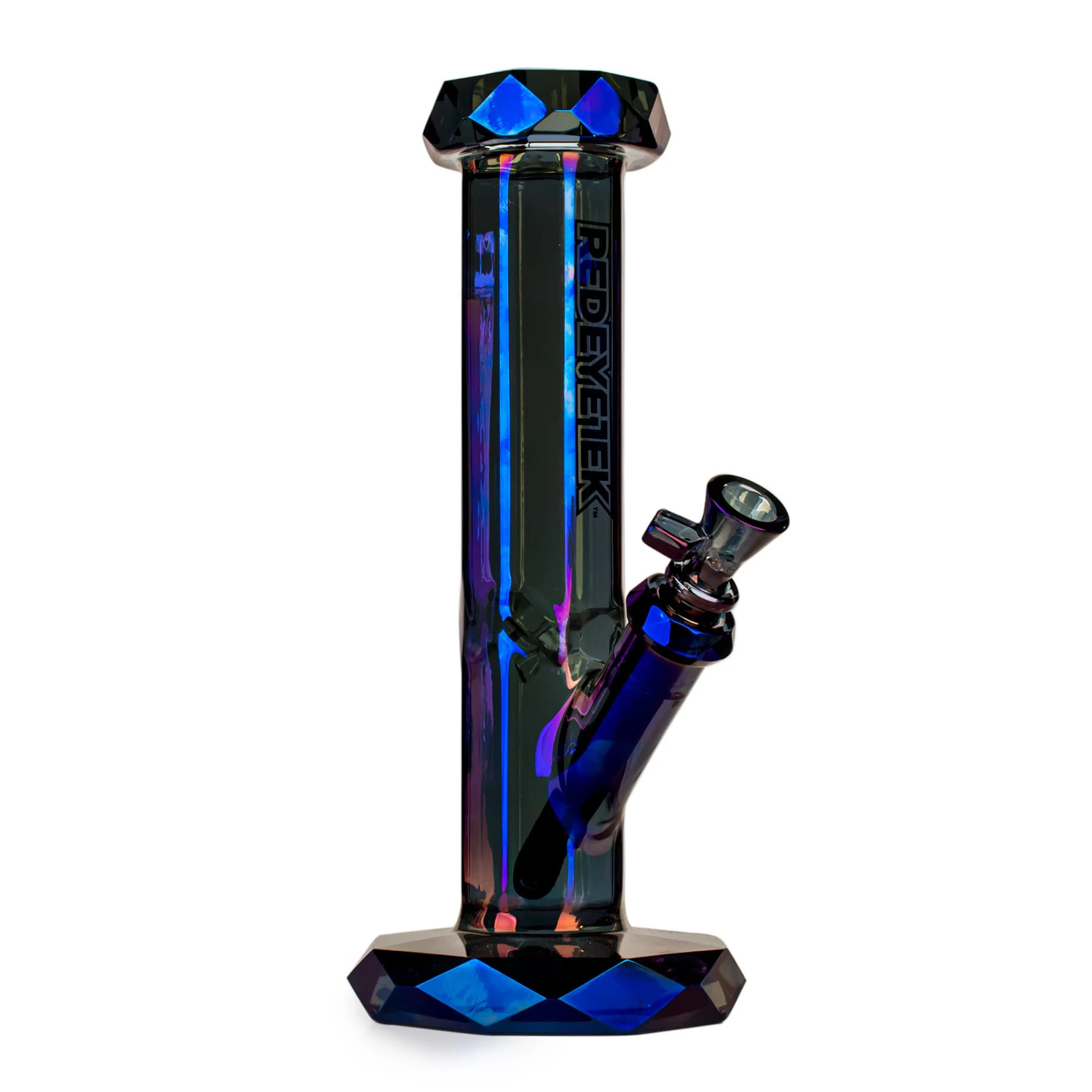 Red Eye Tek - ACC - Red Eye Tek - Metallic Blue Terminator Finish Draco Straight Pipe - 12" Main Image