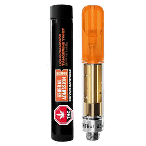 General Admission - Tangerine Twist Liquid Diamond 0.95g Prefilled Vape Cartridge