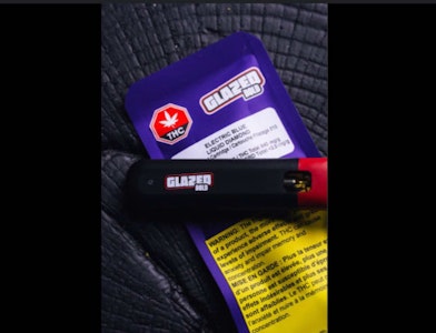 BOLD GLAZED - Electric Blue Liquid Diamond 1g Disposable Vape Pen BOLD GLAZED