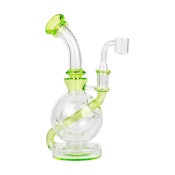 8" Nucleus Concentrate Bubbler - Lime Green