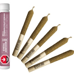 General Admission - Passion Fruit Dream Infused Pre-rolls 5x0.5g | General Admission