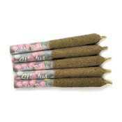 Pink Rzay Liquid Diamond & Kief Infused Pre-Rolls 5 x 0.25g