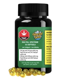 Glacial Gold - RSO FULL SPECTRUM 5:5 100-PACK SOFTGELS - 34.5