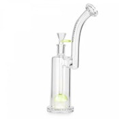 Red Eye Glass - 10 Tall Slyme Funguy Bubbler W/Mushroom Perc