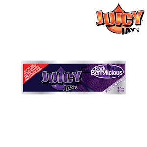 Juicy Jay's - Juicy Jay Super Fine 1 1/4 Blackberrylicious Rolling Papers
