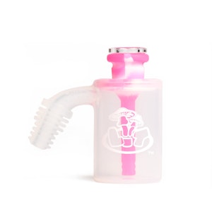 LIT Silicone - LIT Silicone - 3 Inch Ash Catcher Pink & White - 14mm (F)