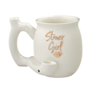 Maq distributors - Ceramic Stoner Girl Mug Pipe