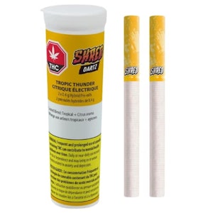 SHRED - Tropic Thunder Dartz 2 x 0.4g Pre-Rolls
