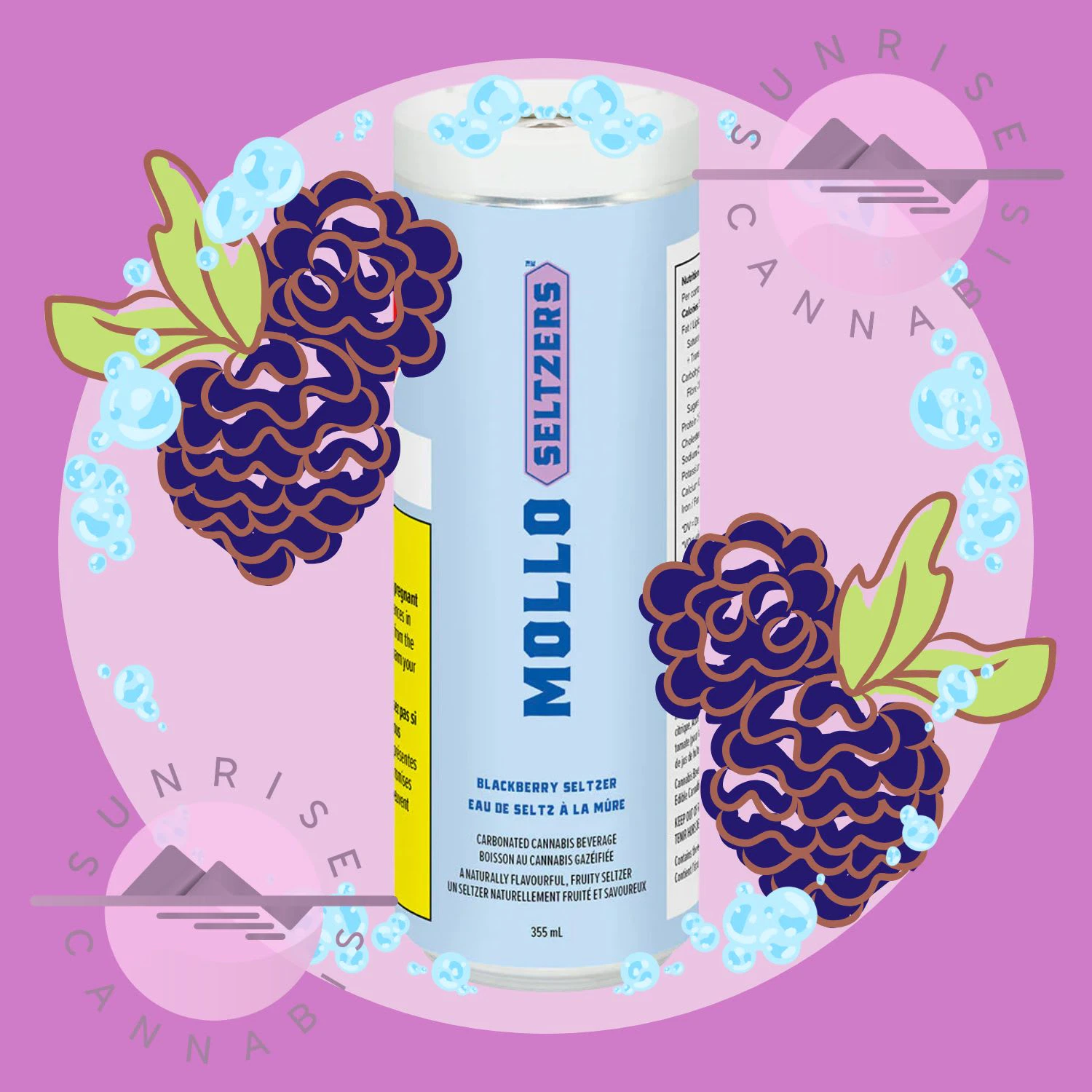 MOLLO - BLACKBERRY SELTZER - MOLLO Main Image