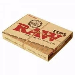 RAW - PRE-ROLLED TIPS - REGULAR - 21 PER PACK