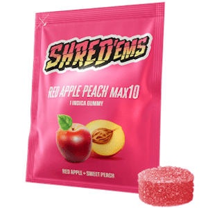 SHRED'EMS - Red Apple Peach MAX10 1 x 4.5g Soft Chew by Shred'ems