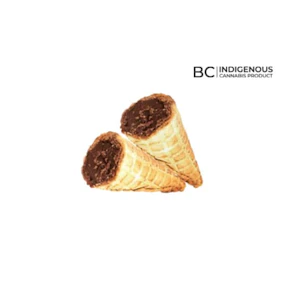 Dabble Cannabis Co. - Milk Chocolate Live Rosin THC Waffle Cones 2pk
