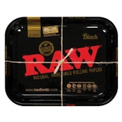 ACC - RAW - Large Black Rolling Tray
