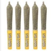 Trippy Sips -  Caribbean Crush - THC dominant - Kief Coated Infused - 5x0.5g Prerolls
