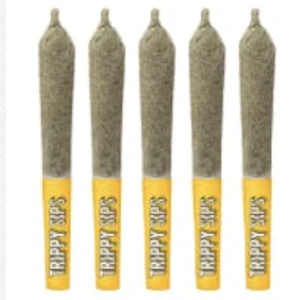 Trippy Sips - Caribbean Crush 5 x 0.5g  Kief Coated Infused Pre-Rolls - Trippy Sips
