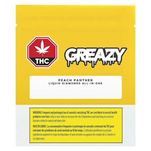 GREAZY - GREAZY Peach Panther Liquid Diamond 1g Disposable Vape