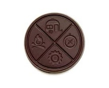 WILD RASPBERRY THC ORGANIC DARK CHOCOLATE - 5.5