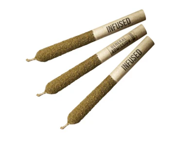 General Admission - General Admission | Blue Razz Distillate Infused Pre Roll | 3 x 0.5 g