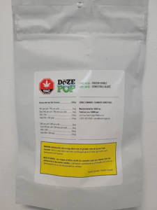 National Cannabis Distribution - The Doze Pop Lime 50/50 - Frozen Edible