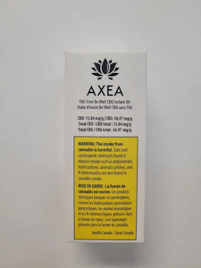 National Cannabis Distribution - AXEA THC-Free CBG Isolate Oil