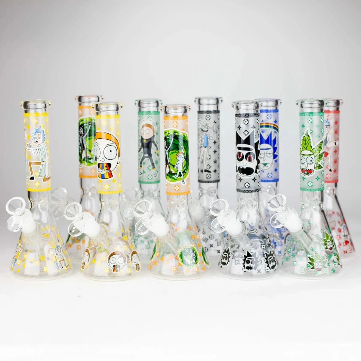 Butterfly Trading - Pickle Rick Bong (Glow In Dark) Main Image