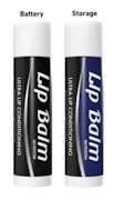 Lip Balm Vape Battery - Blue/Black
