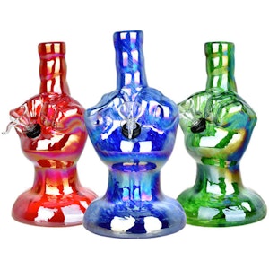 Humble & Fume - ACC - Humble & Fume - Electroplated Glass Water Pipe 8.25"