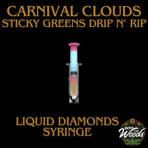 Sticky Greens - Carnival Clouds Liquid Diamonds Syringe - 0.95g