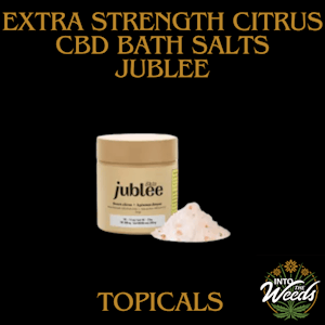 Jublee - Extra Strength Citrus CBD Bath Salts - 250g