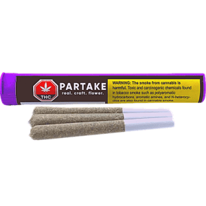 Partake - Orange Squeeze x Sara's Secret Live Rosin Elevated Infusions 3 x 0.5g Infused Pre-Rolls by Partake