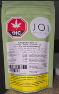 Joi Botanicals - Purple Punch Mints #11 14g Dried Flower - Joi Botanicals