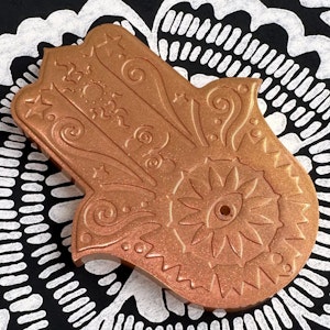 Dawn till Dusk Art - Palm Incense Burner - Gold Shimmer