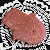 Palm Incense Burner - Peach Shimmer 2