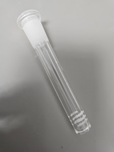 Nice Glass - 4.5" Glass Stem - with etching