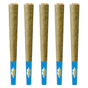 Old School All Hash Pre-roll 5x0.5g Hash and Kief