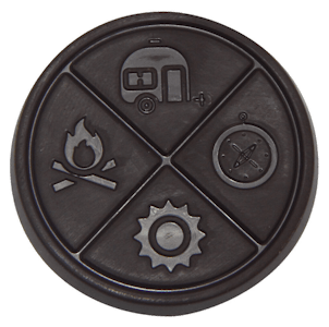 The Hazy Camper - Chocolate: Organic Mint Dark Bar (Hazy Camper) (single)