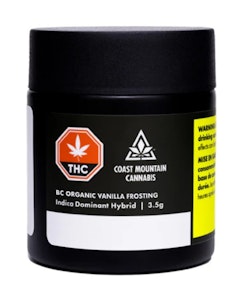 COAST MOUNTAIN CANNABIS - BC ORGANIC VANILLA FROSTING LTO - 3.5g