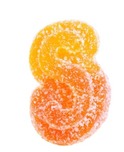 SOURZ by Spinach - Fully Blasted Peach Orange 1:1 THC CBD Gummy 1 Pack Hybrid