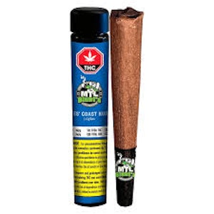 MTL Cannabis - Wes' Coast Kush Blunt 1x1g Pre-Rolls