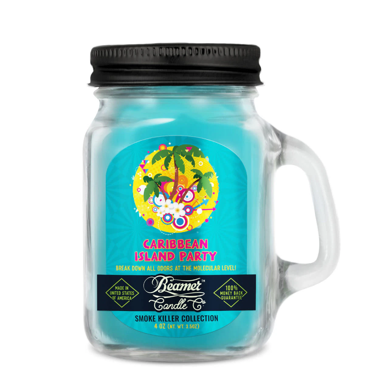 Beamer - Beamer Smoke Killer Collection Candle - 4oz (Caribbean Island Party) Main Image