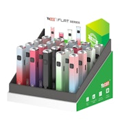 YOCAN - Flat Slim 350mAh Variable Voltage 510 Battery (Assorted Colours)