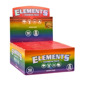Elements - Elements - Rainbow King Size Slim Rolling Papers - 32ct