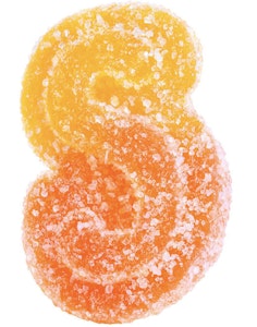 SOURZ by Spinach - Fully Blasted Peach Orange 1:1 THC CBD Gummy 1 Pack