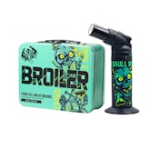 Special Blue Broiler Pro Torch w/ Tin Carrying Case Skull High