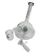 5.7" XTREME 2-in-1 Glass Bubbler | Black