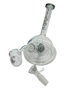 XTREME - 5.7" XTREME 2-in-1 Glass Bubbler | Black